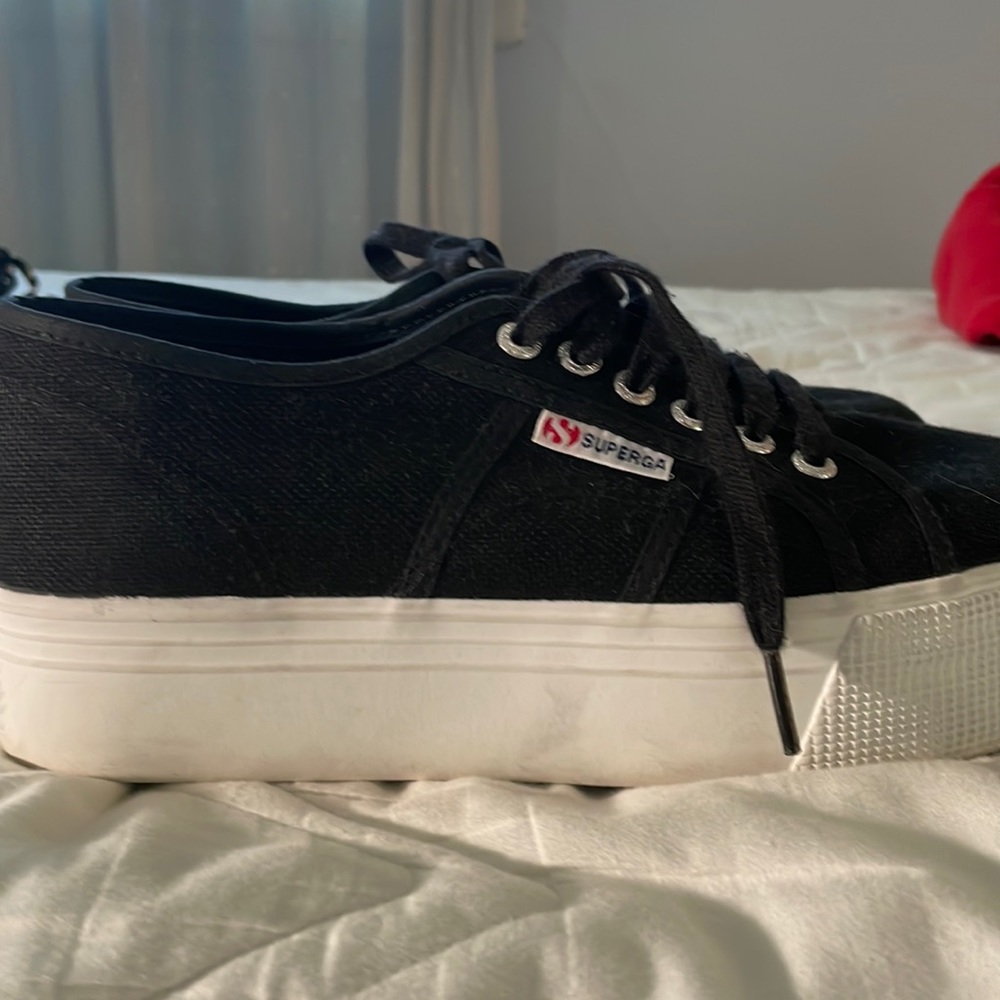 superga 2inch platform shoes!